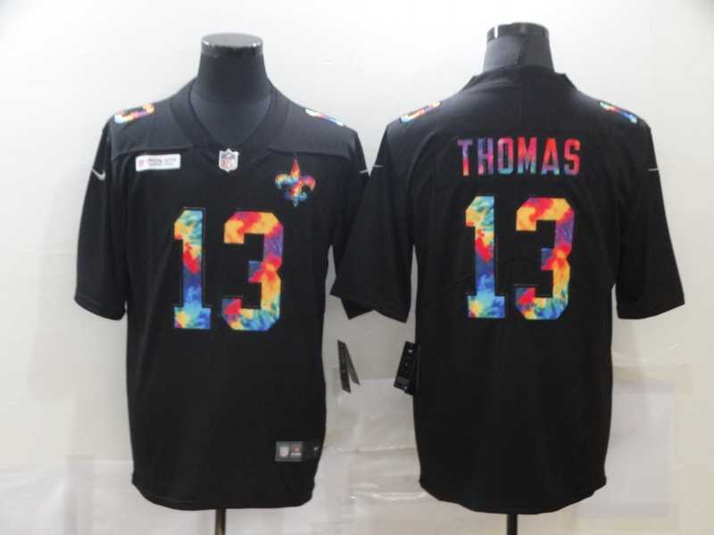 Nike Saints 13 Michael Thomas Black Vapor Untouchable Rainbow Limited Jersey Dzhi,We sell and wholesale Nike Saints 13 Michael Thomas Black Vapor Untouchable Rainbow Limited Jersey Dzhi on line form chian!